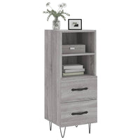 Thumbnail for Sideboard Grau Sonoma 34,5x34x90 cm Holzwerkstoff