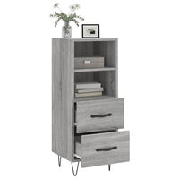 Thumbnail for Sideboard Grau Sonoma 34,5x34x90 cm Holzwerkstoff