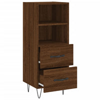 Thumbnail for Sideboard Braun Eichen-Optik 34,5x34x90 cm Holzwerkstoff