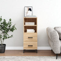 Thumbnail for Sideboard Sonoma-Eiche 34,5x34x90 cm Holzwerkstoff
