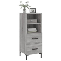 Thumbnail for Sideboard Grau Sonoma 34,5x34x90 cm Holzwerkstoff