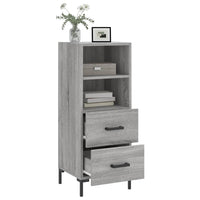 Thumbnail for Sideboard Grau Sonoma 34,5x34x90 cm Holzwerkstoff