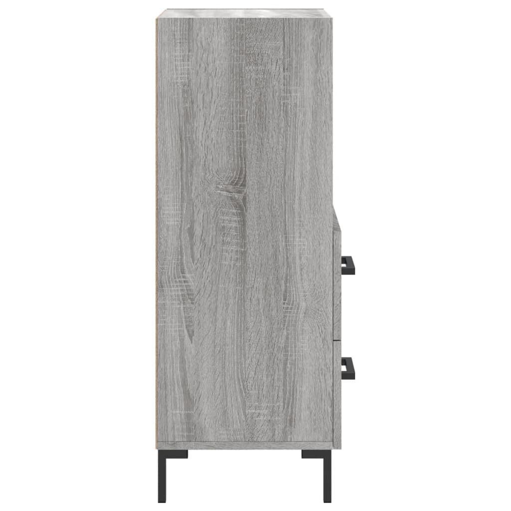 Sideboard Grau Sonoma 34,5x34x90 cm Holzwerkstoff