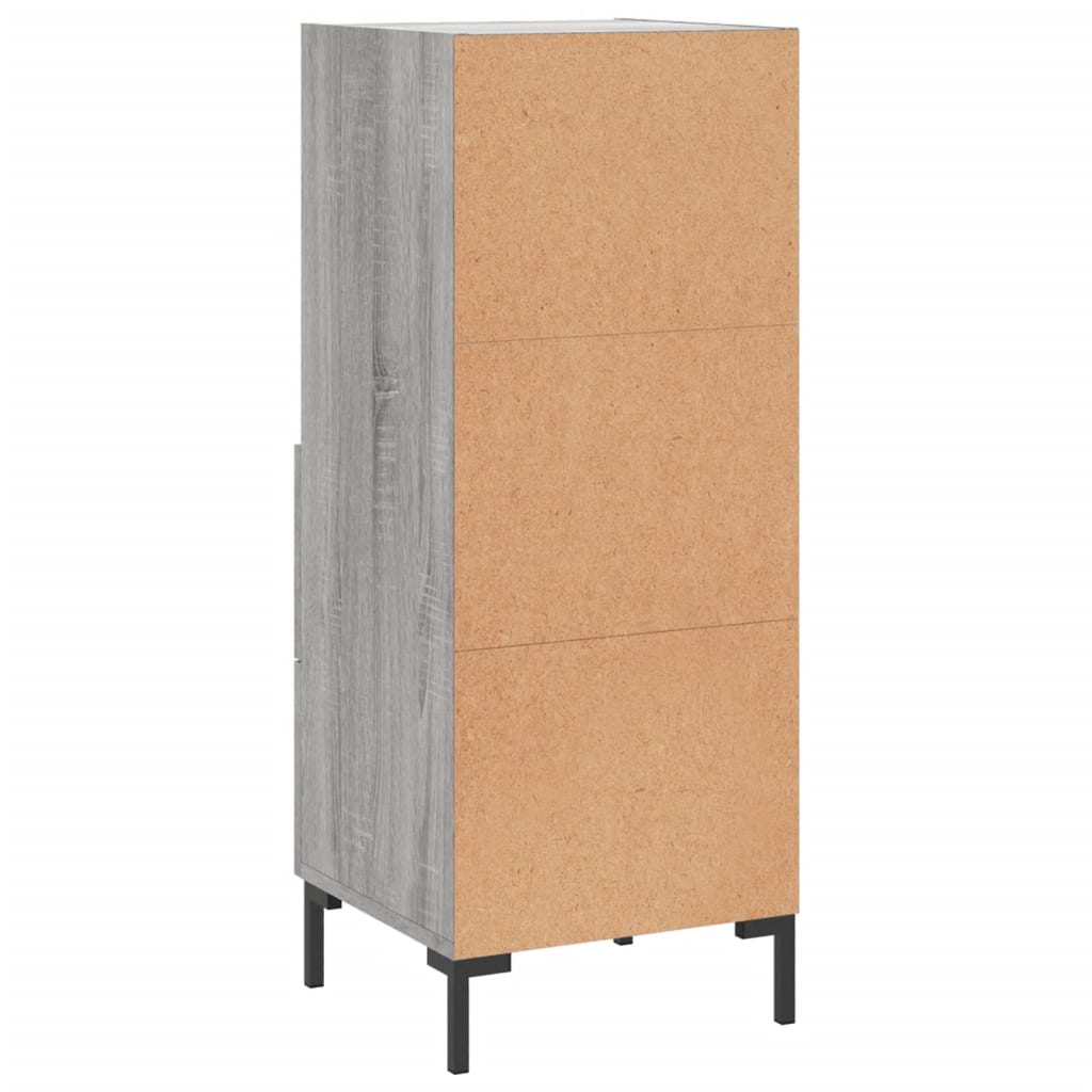 Sideboard Grau Sonoma 34,5x34x90 cm Holzwerkstoff