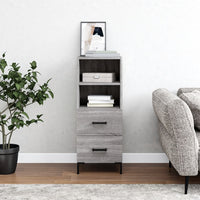 Thumbnail for Sideboard Grau Sonoma 34,5x34x90 cm Holzwerkstoff