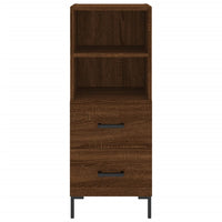 Thumbnail for Sideboard Braun Eichen-Optik 34,5x34x90 cm Holzwerkstoff