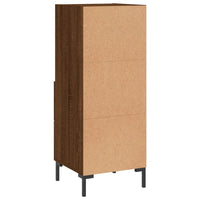 Thumbnail for Sideboard Braun Eichen-Optik 34,5x34x90 cm Holzwerkstoff