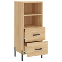 Thumbnail for Sideboard Sonoma-Eiche 34,5x34x90 cm Holzwerkstoff