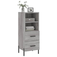 Thumbnail for Sideboard Grau Sonoma 34,5x34x90 cm Holzwerkstoff