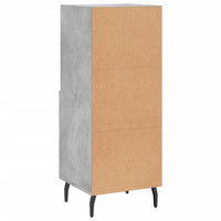 Thumbnail for Sideboard Betongrau 34,5x34x90 cm Holzwerkstoff