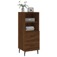 Thumbnail for Sideboard Braun Eichen-Optik 34,5x34x90 cm Holzwerkstoff