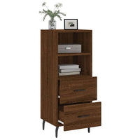 Thumbnail for Sideboard Braun Eichen-Optik 34,5x34x90 cm Holzwerkstoff
