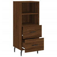 Thumbnail for Sideboard Braun Eichen-Optik 34,5x34x90 cm Holzwerkstoff