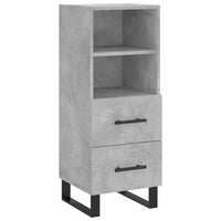Thumbnail for Sideboard Betongrau 34,5x34x90 cm Holzwerkstoff