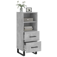 Thumbnail for Sideboard Betongrau 34,5x34x90 cm Holzwerkstoff