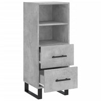 Thumbnail for Sideboard Betongrau 34,5x34x90 cm Holzwerkstoff