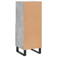 Thumbnail for Sideboard Betongrau 34,5x34x90 cm Holzwerkstoff