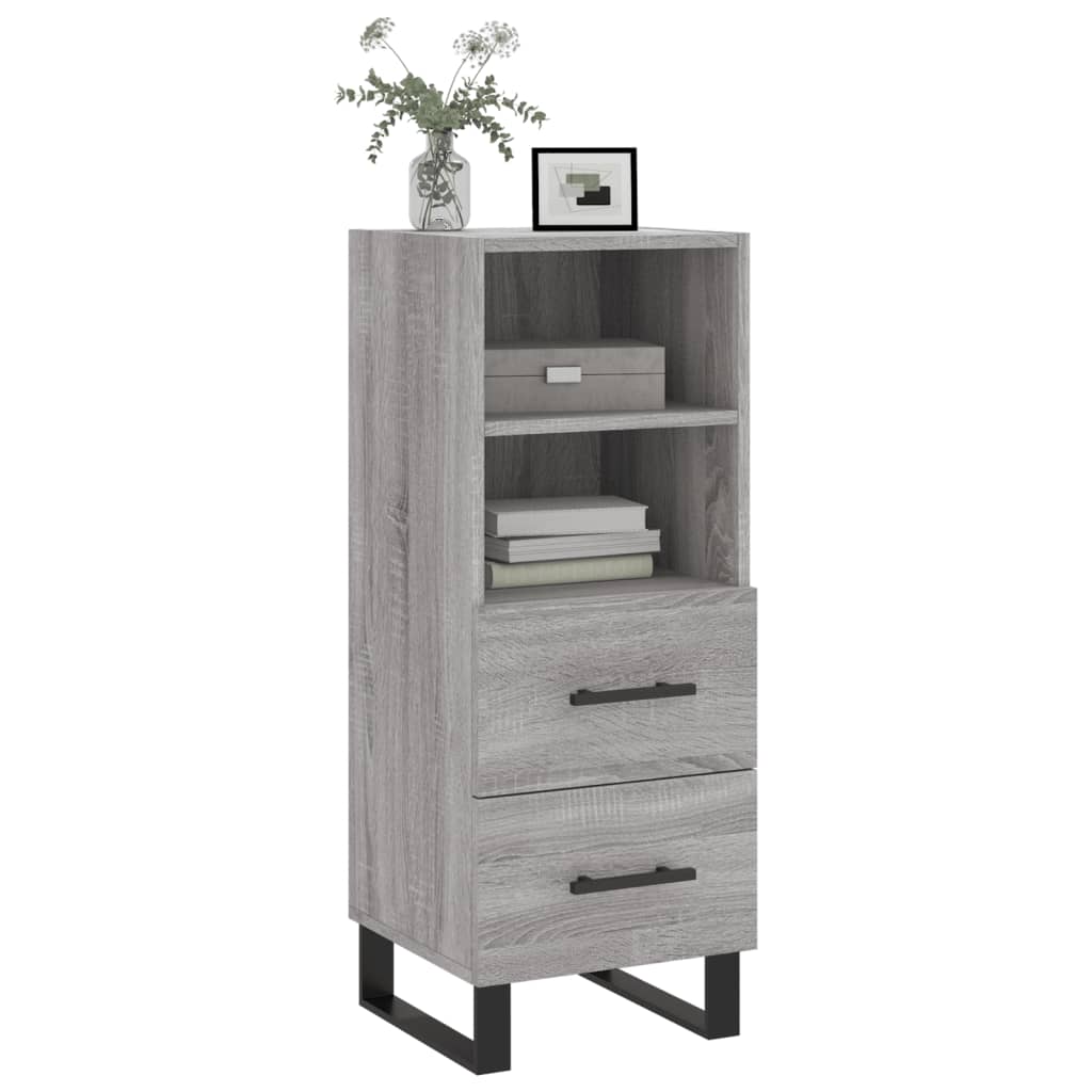 Sideboard Grau Sonoma 34,5x34x90 cm Holzwerkstoff