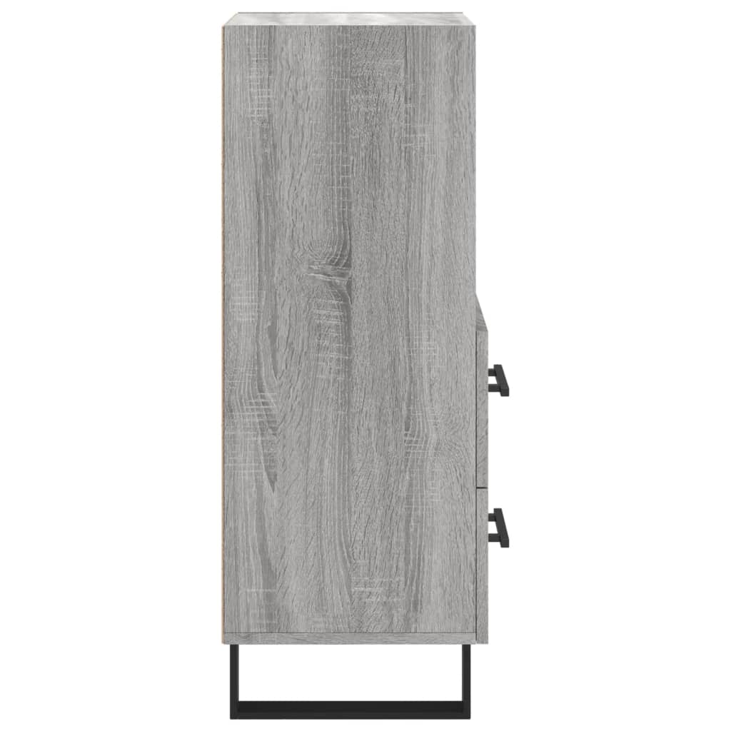 Sideboard Grau Sonoma 34,5x34x90 cm Holzwerkstoff