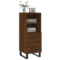 Thumbnail for Sideboard Braun Eichen-Optik 34,5x34x90 cm Holzwerkstoff
