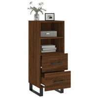 Thumbnail for Sideboard Braun Eichen-Optik 34,5x34x90 cm Holzwerkstoff
