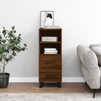 Thumbnail for Sideboard Braun Eichen-Optik 34,5x34x90 cm Holzwerkstoff