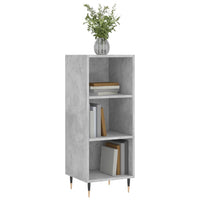 Thumbnail for Sideboard Betongrau 34,5x32,5x90 cm Holzwerkstoff
