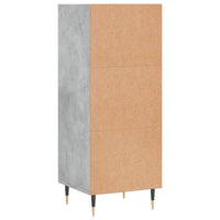 Thumbnail for Sideboard Betongrau 34,5x32,5x90 cm Holzwerkstoff