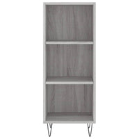 Thumbnail for Sideboard Grau Sonoma 34,5x32,5x90 cm Holzwerkstoff