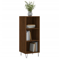Thumbnail for Sideboard Braun Eichen-Optik 34,5x32,5x90 cm Holzwerkstoff