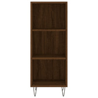 Thumbnail for Sideboard Braun Eichen-Optik 34,5x32,5x90 cm Holzwerkstoff