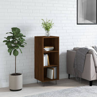 Thumbnail for Sideboard Braun Eichen-Optik 34,5x32,5x90 cm Holzwerkstoff