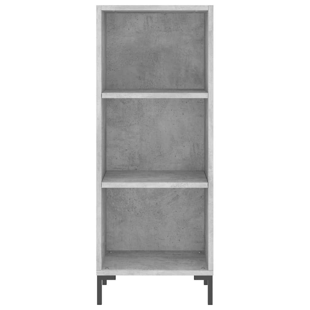 Sideboard Betongrau 34,5x32,5x90 cm Holzwerkstoff