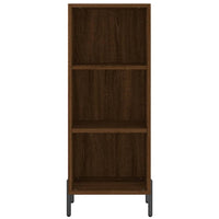 Thumbnail for Sideboard Braun Eichen-Optik 34,5x32,5x90 cm Holzwerkstoff