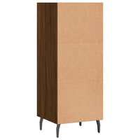 Thumbnail for Sideboard Braun Eichen-Optik 34,5x32,5x90 cm Holzwerkstoff