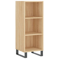 Thumbnail for Sideboard Sonoma-Eiche 34,5x32,5x90 cm Holzwerkstoff