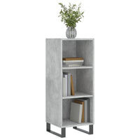 Thumbnail for Sideboard Betongrau 34,5x32,5x90 cm Holzwerkstoff