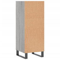 Thumbnail for Sideboard Grau Sonoma 34,5x32,5x90 cm Holzwerkstoff