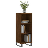 Thumbnail for Sideboard Braun Eichen-Optik 34,5x32,5x90 cm Holzwerkstoff