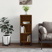 Thumbnail for Sideboard Braun Eichen-Optik 34,5x32,5x90 cm Holzwerkstoff