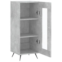 Thumbnail for Sideboard Betongrau 34,5x34x90 cm Holzwerkstoff