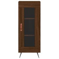 Thumbnail for Sideboard Braun Eichen-Optik 34,5x34x90 cm Holzwerkstoff