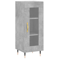 Thumbnail for Sideboard Betongrau 34,5x34x90 cm Holzwerkstoff