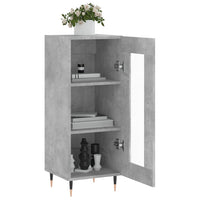 Thumbnail for Sideboard Betongrau 34,5x34x90 cm Holzwerkstoff
