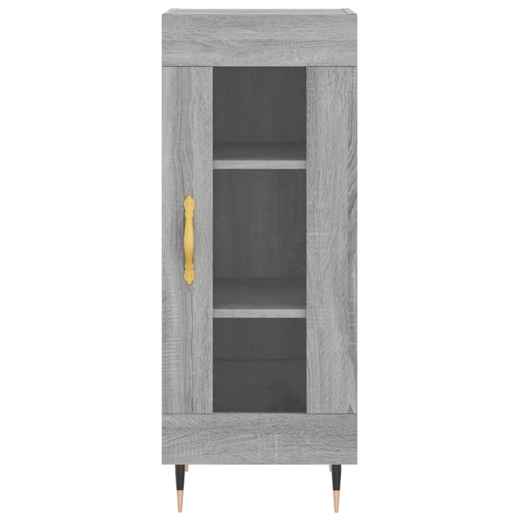 Sideboard Grau Sonoma 34,5x34x90 cm Holzwerkstoff