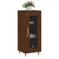 Thumbnail for Sideboard Braun Eichen-Optik 34,5x34x90 cm Holzwerkstoff