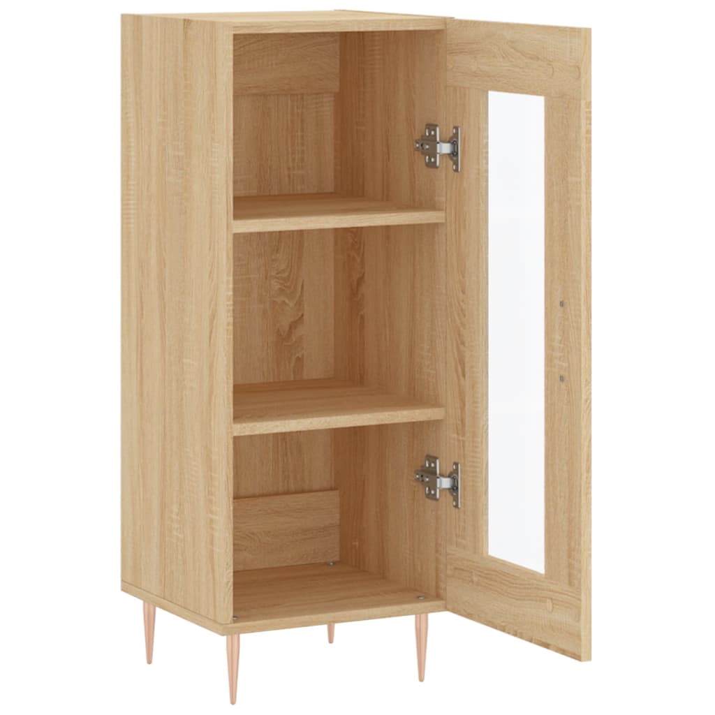 Sideboard Sonoma-Eiche 34,5x34x90 cm Holzwerkstoff