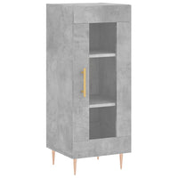 Thumbnail for Sideboard Betongrau 34,5x34x90 cm Holzwerkstoff