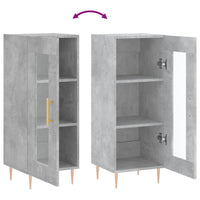 Thumbnail for Sideboard Betongrau 34,5x34x90 cm Holzwerkstoff
