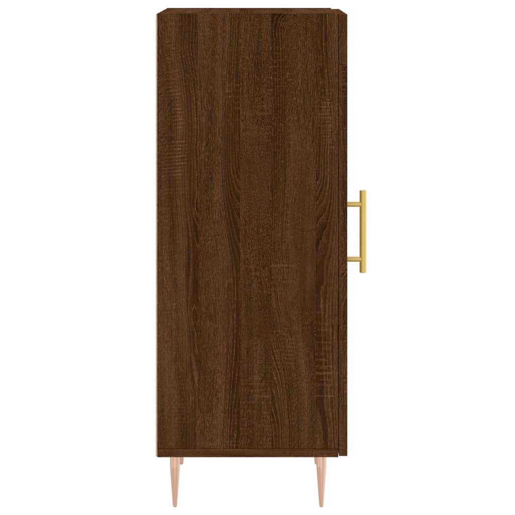 Sideboard Braun Eichen-Optik 34,5x34x90 cm Holzwerkstoff